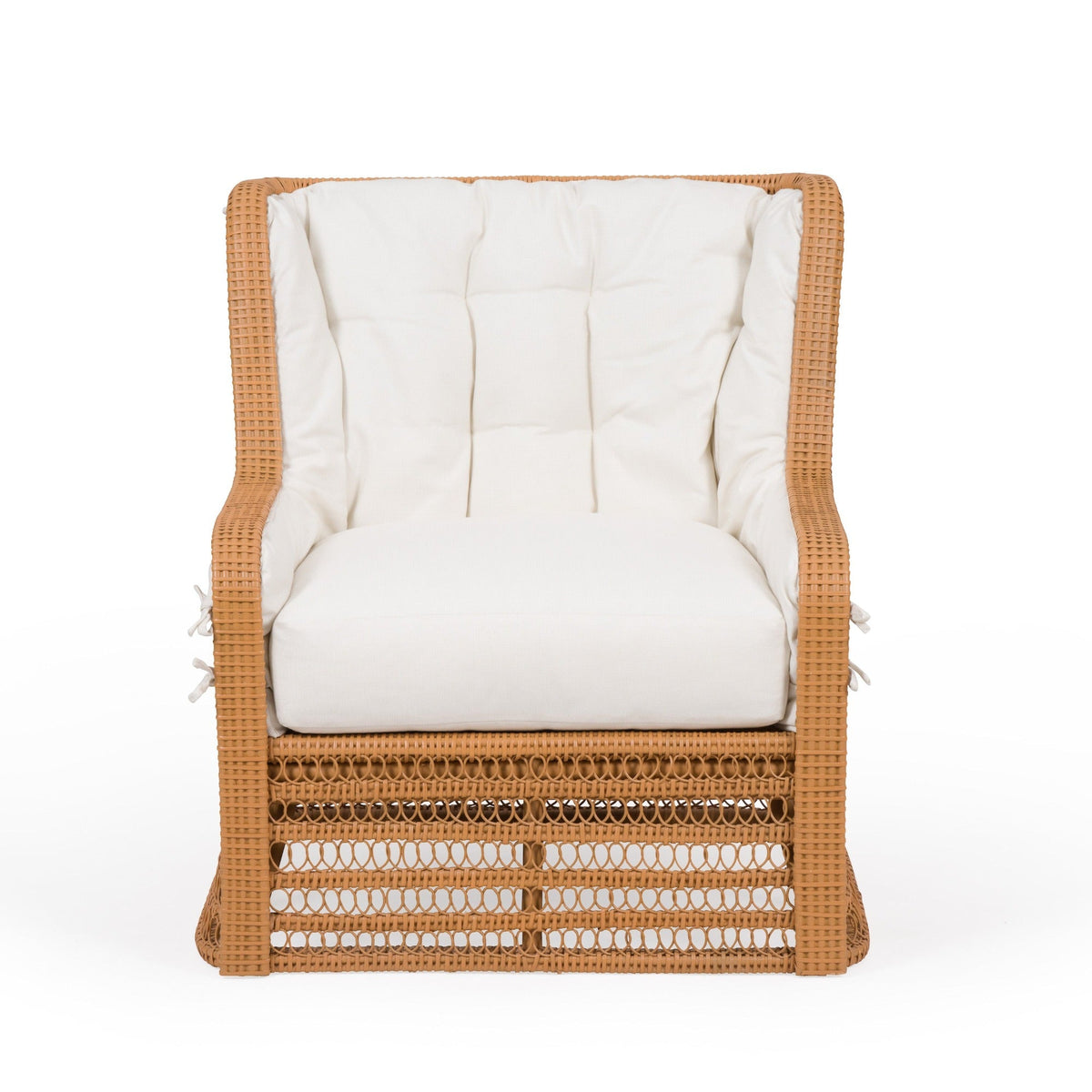 Wicker Kinley Armchair with cushions by Bunny Williams Home