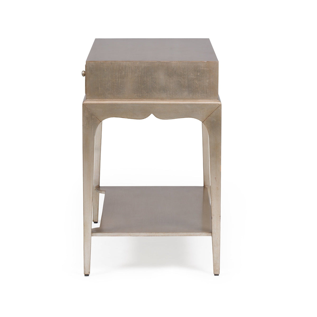 Isabella Side Table in silver by Bunny Williams Home