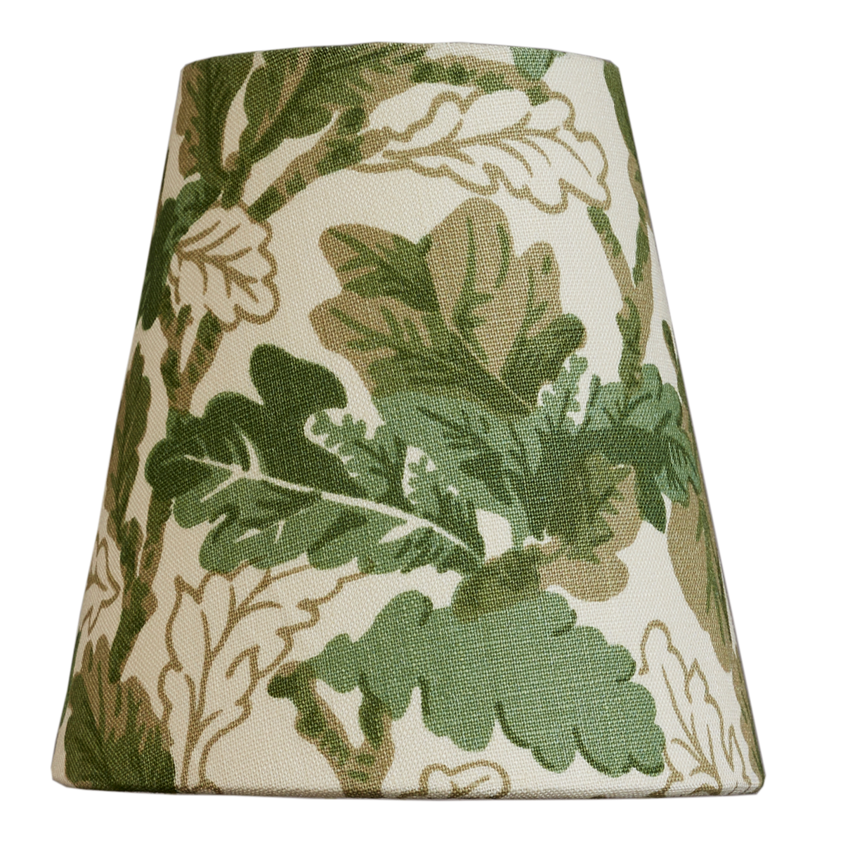 6 inch Clip-on lampshade in floral linen fabric