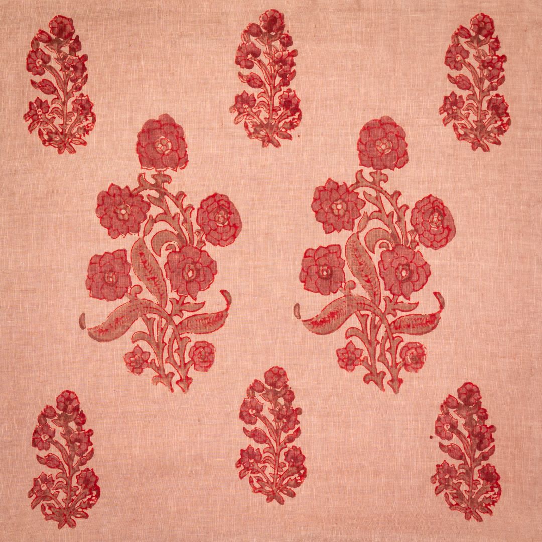 English Garden | AL - Coral/Clay/Rose on Sand