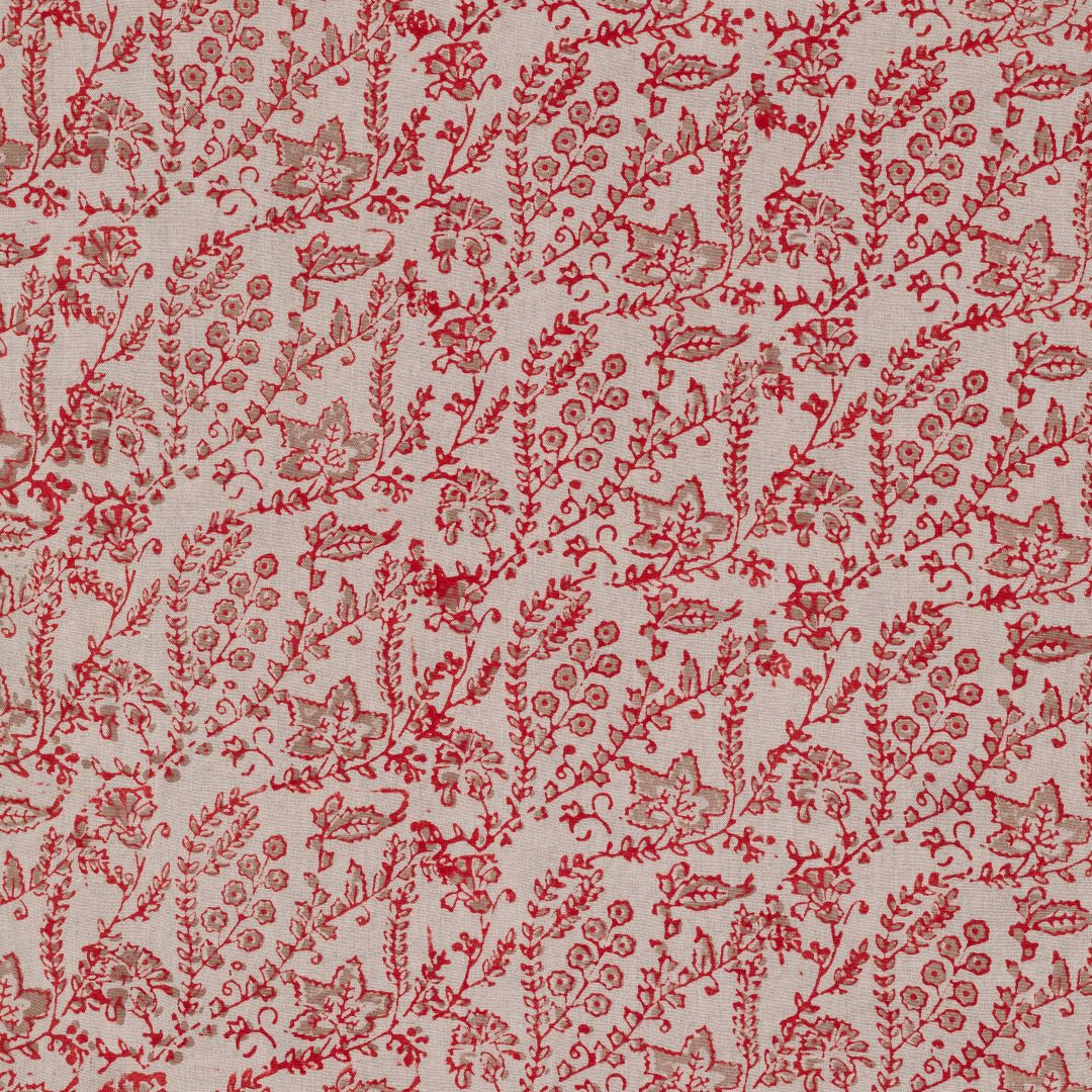 Fleur | AL - Coral/Clay on Natural