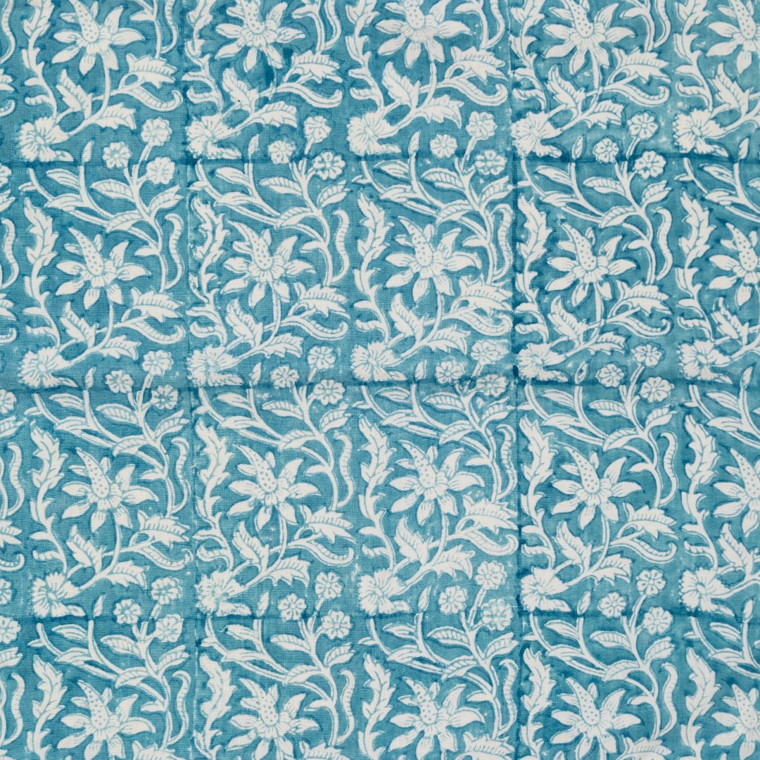Gardenia | AL - Cornflower Blue on Shell