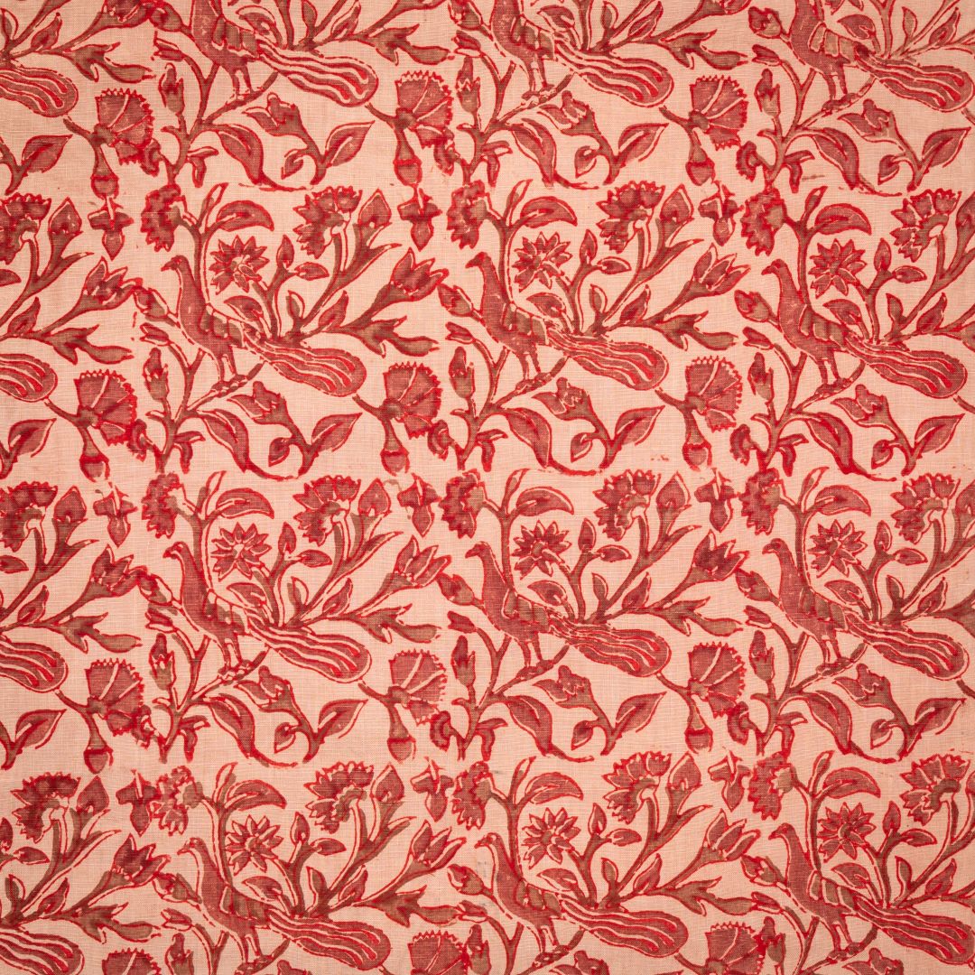 Peacock Garden | AL - Coral/Clay/Rose