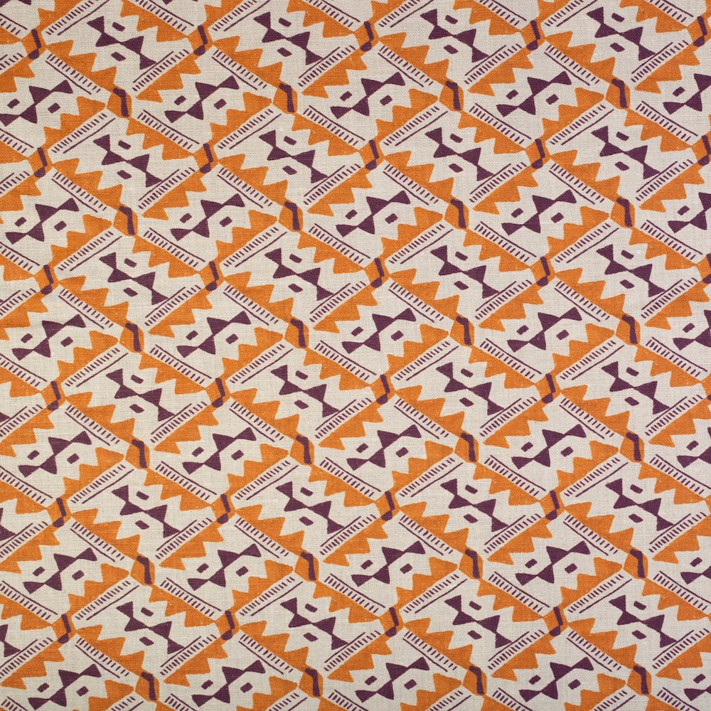 Safi | AS - Plum on Orange