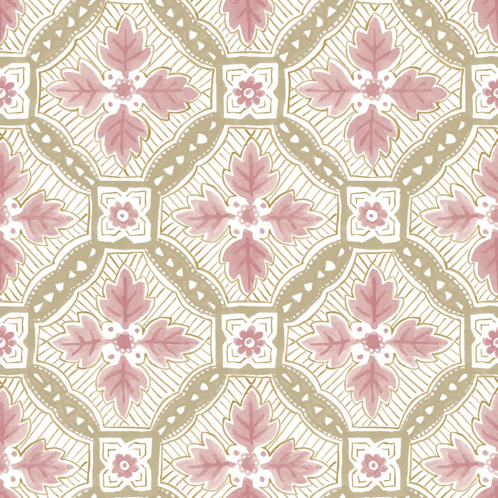Camona | AS - Pink / Taupe / Mustard
