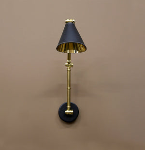 Adnet Flexineck Wall Light Black Front WS