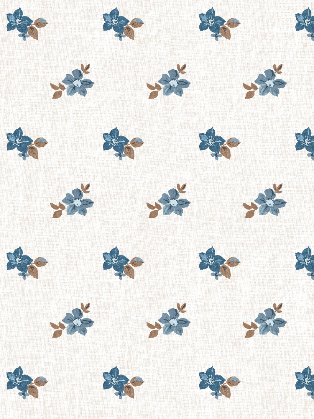 Anna Floral WP | NT - Blue/Brown
