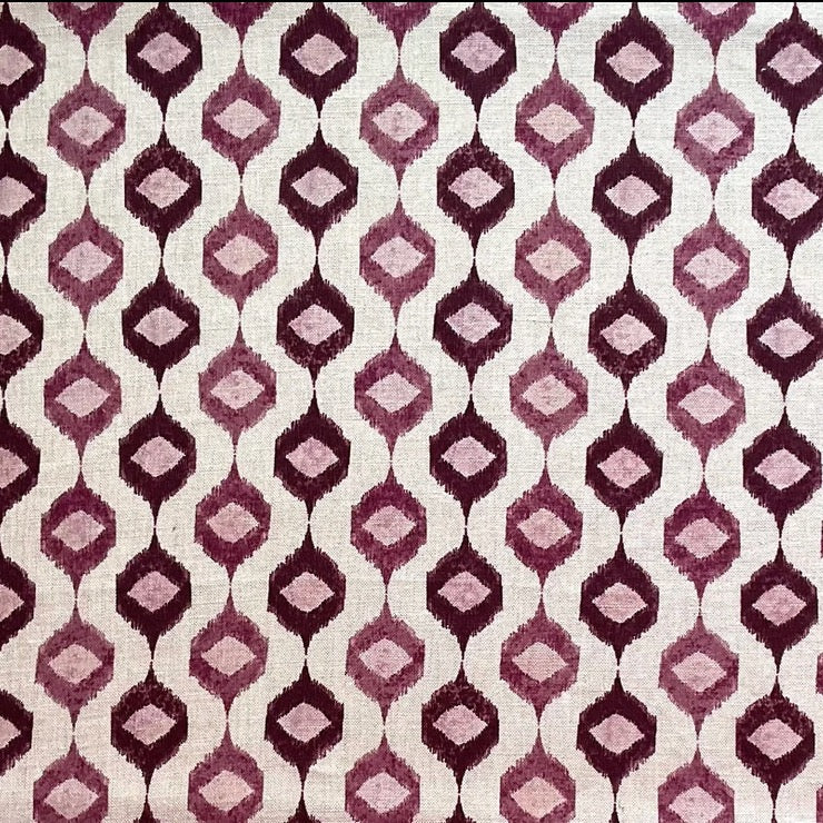 Ikat Lozenge (Oatmeal) | BT - Grape