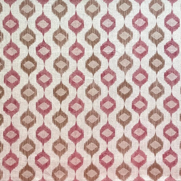 Ikat Lozenge (Oatmeal) | BT - Shell/Sand