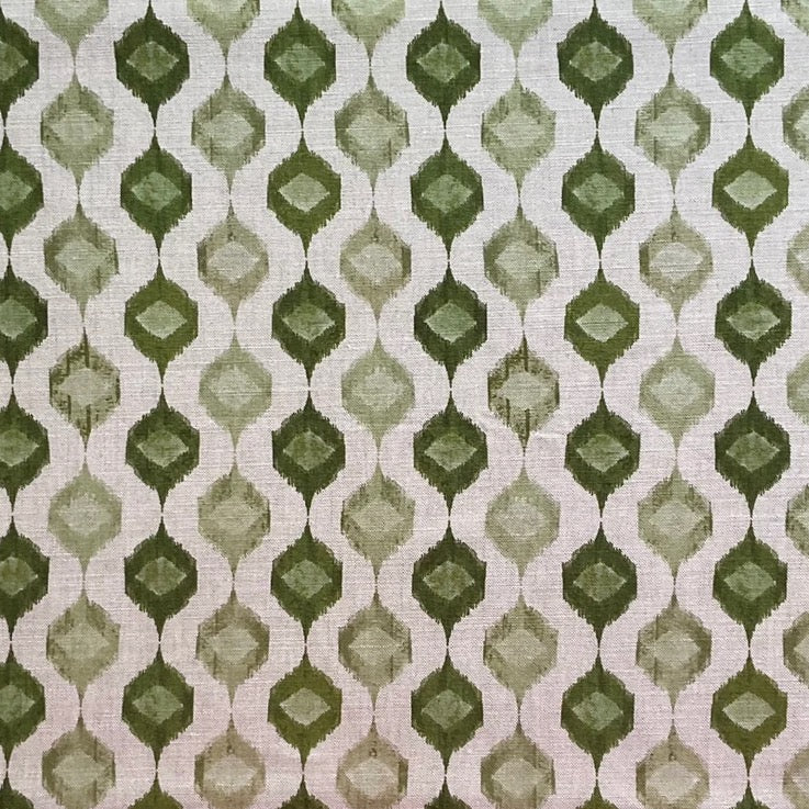 Ikat Lozenge (Oatmeal) | BT - Moss