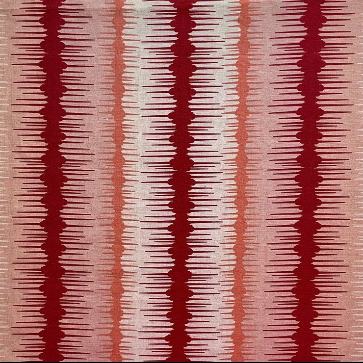 Ikat Broad Stripe (Oatmeal) | BT - Coral