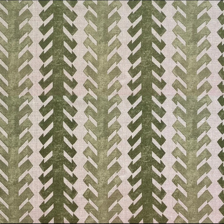 Hook Stripe (Oatmeal) | BT - Moss