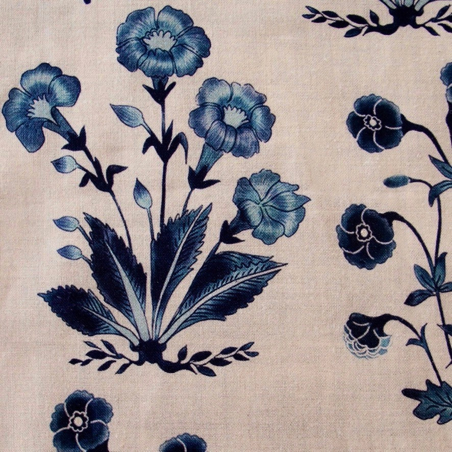 Mughal Floral Stripe (Oatmeal) | BT - Indigo