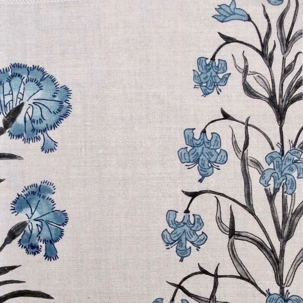 Mughal Meadow Mini (Oatmeal) | BT - Blue