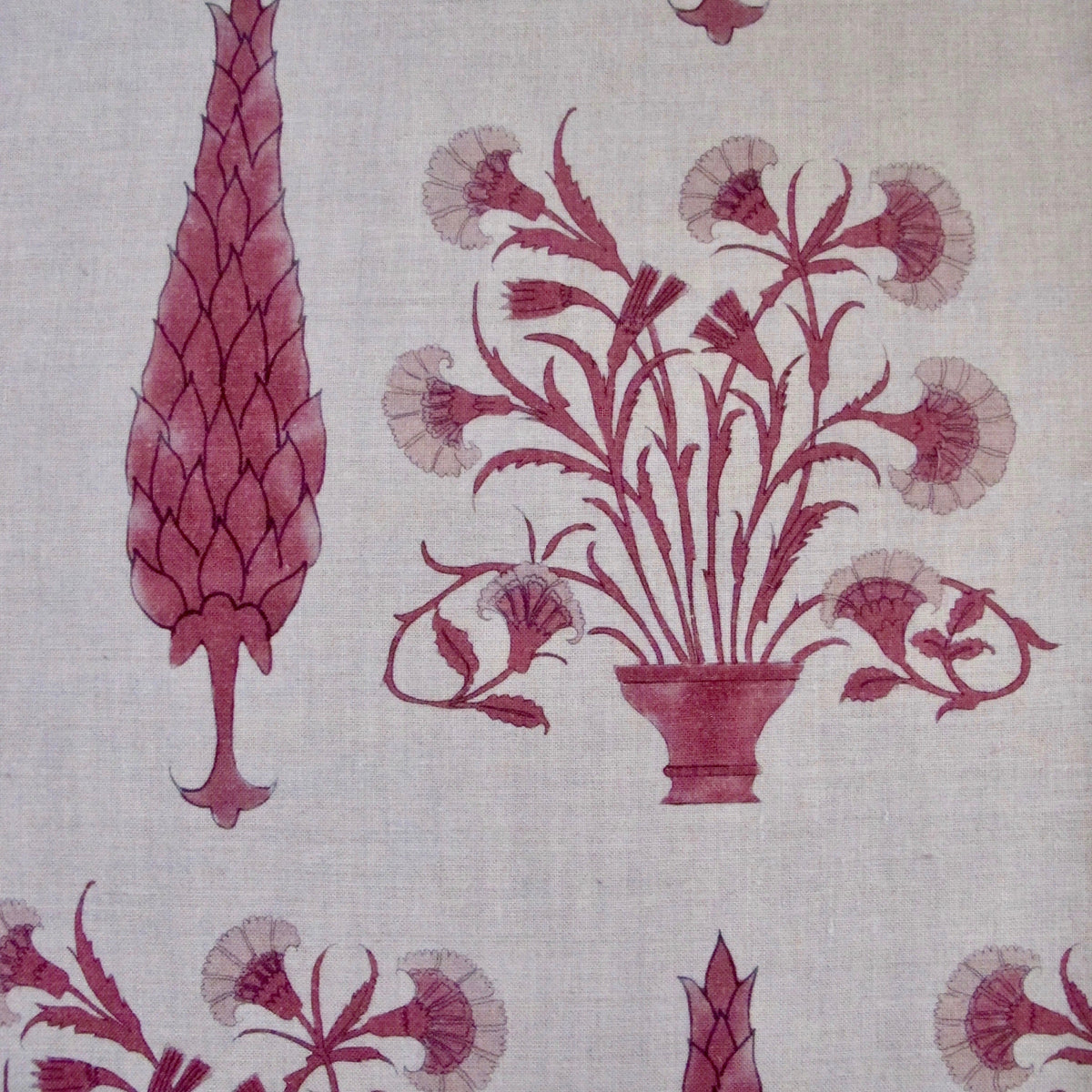 Paradise Garden (Oatmeal) | BT - Watermelon Pink