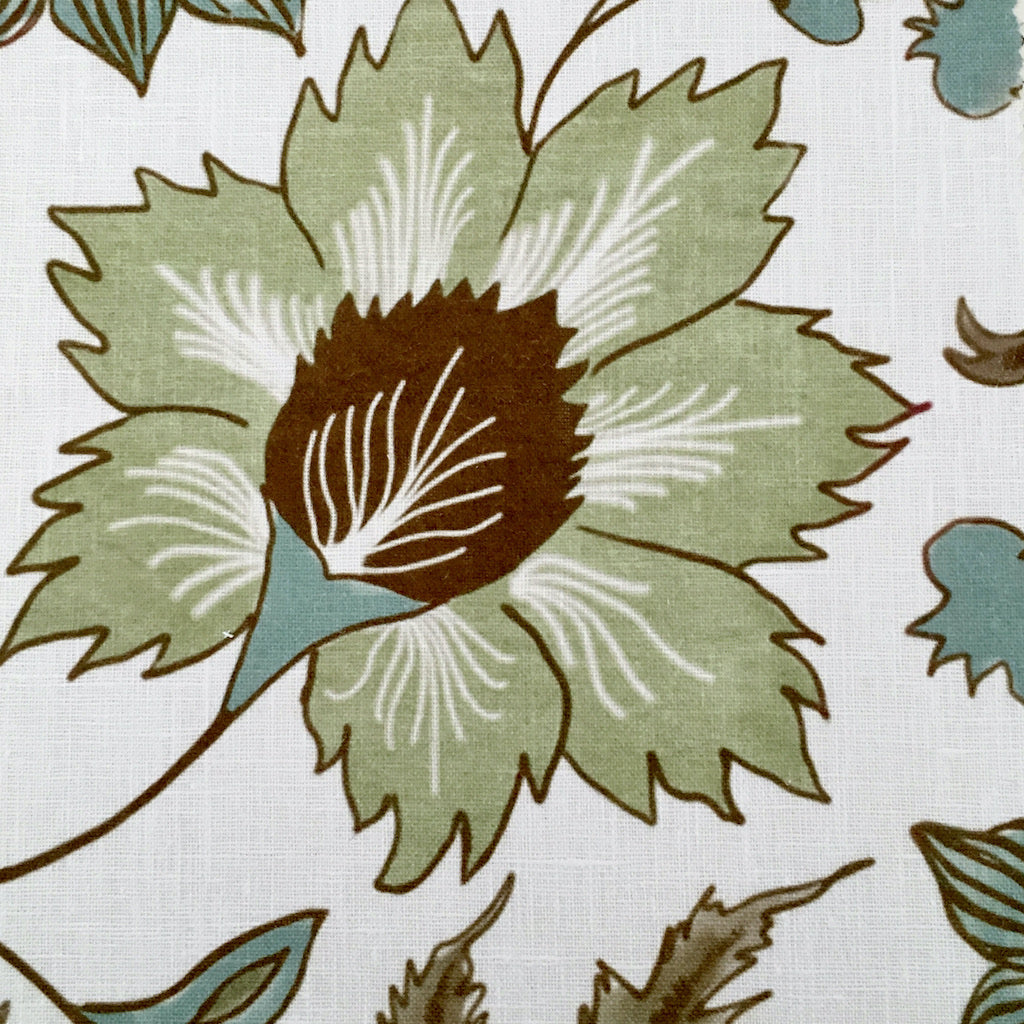 Floral Scroll (Oyster) | BT - Green