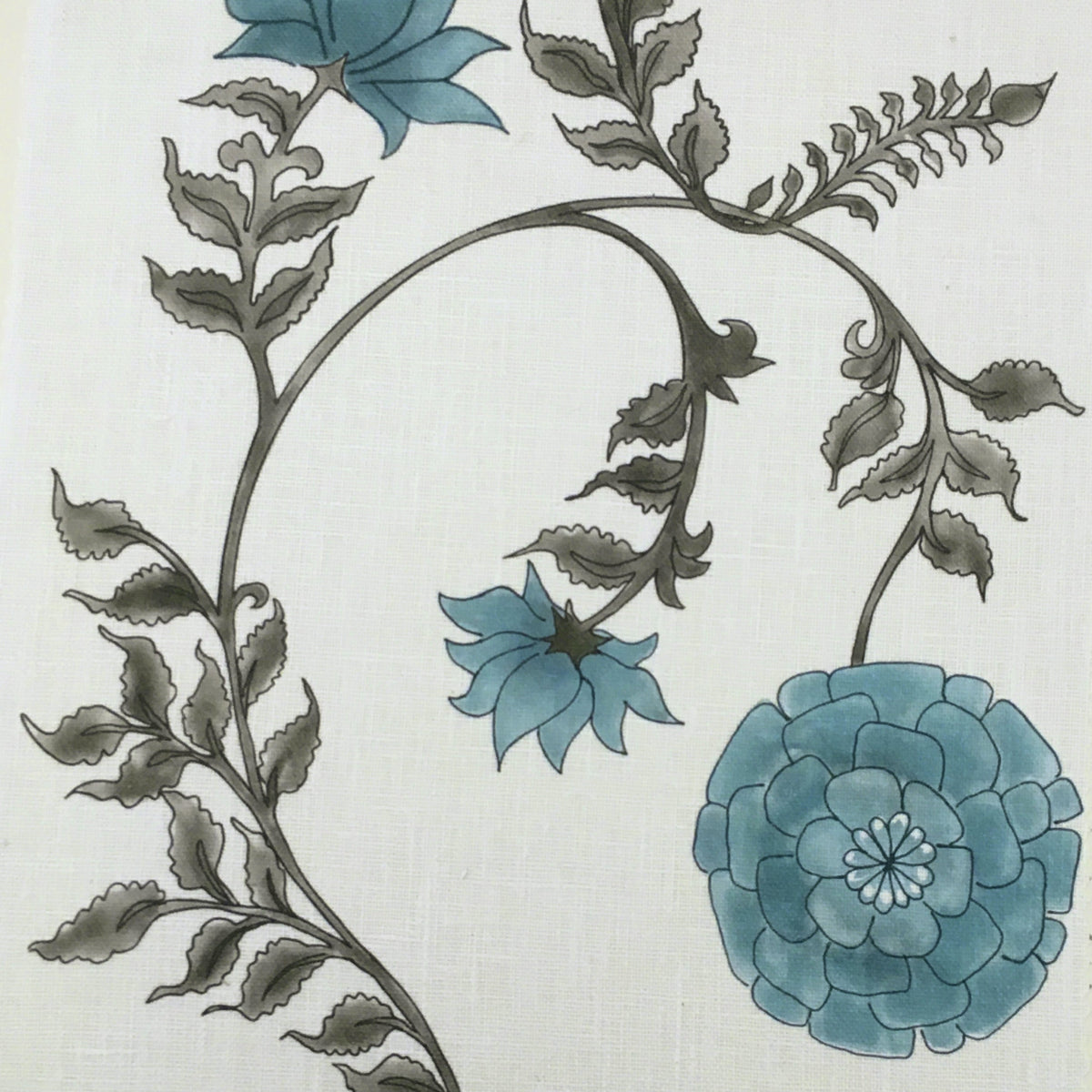 Poppy Stripe (Oyster) | BT - Blue