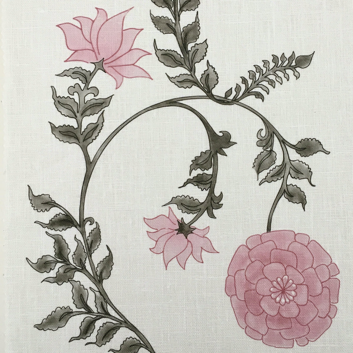 Poppy Stripe (Oyster) | BT - Pink