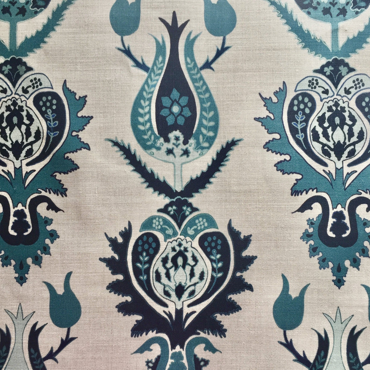Suzani (Oatmeal) | BT - Indigo