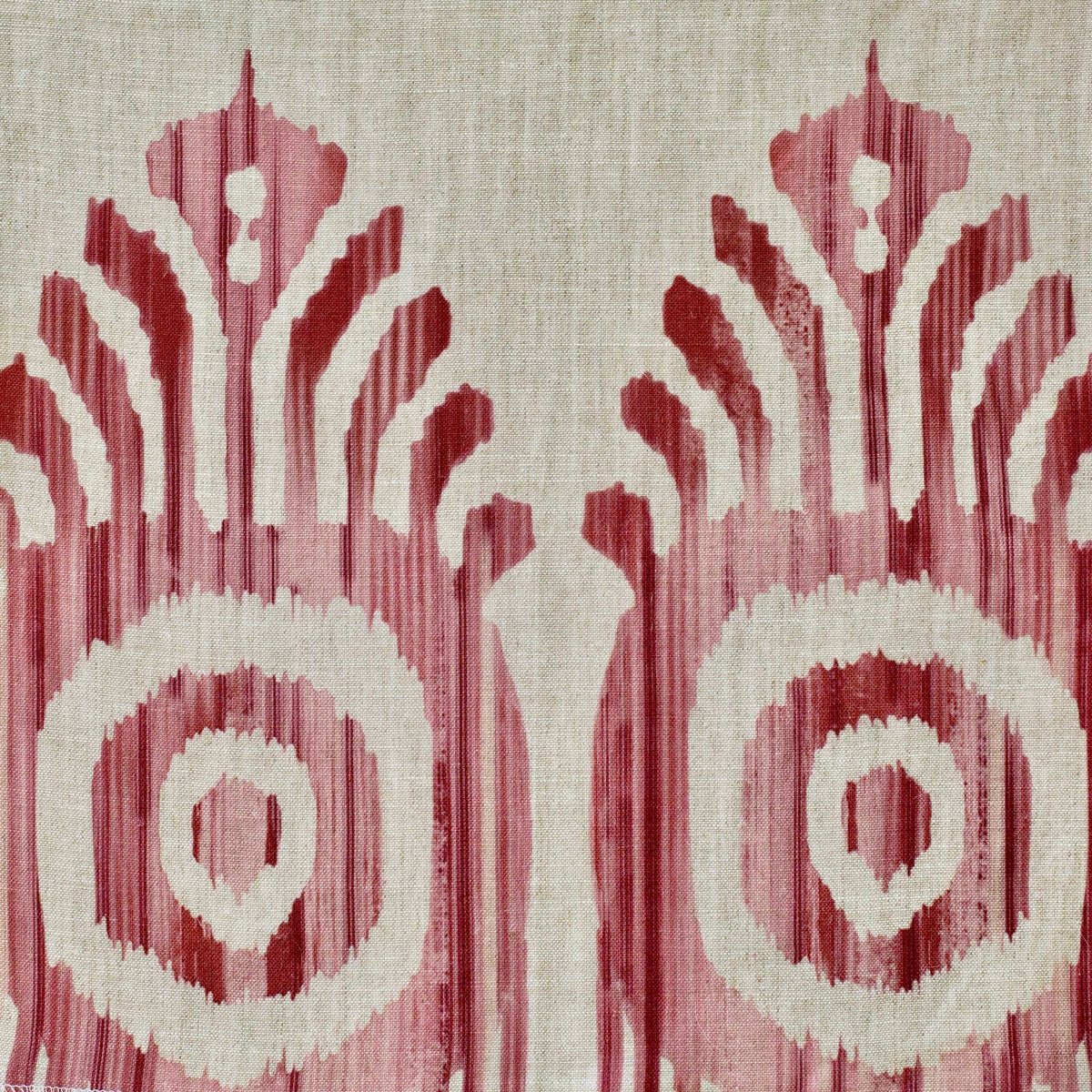 Ikat Serena (Oatmeal) | BT - Pink & Red