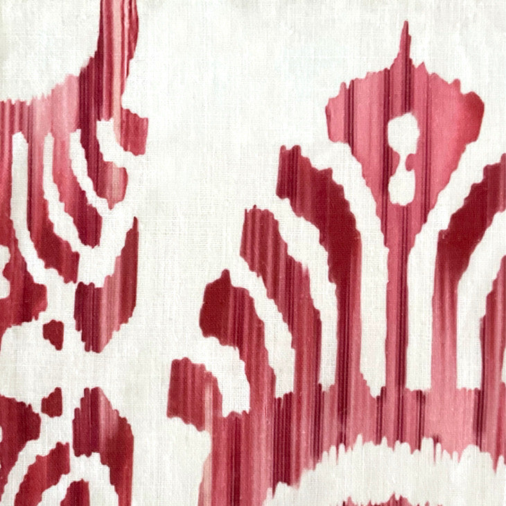 Ikat Serena (Oyster) | BT - Pink & Red