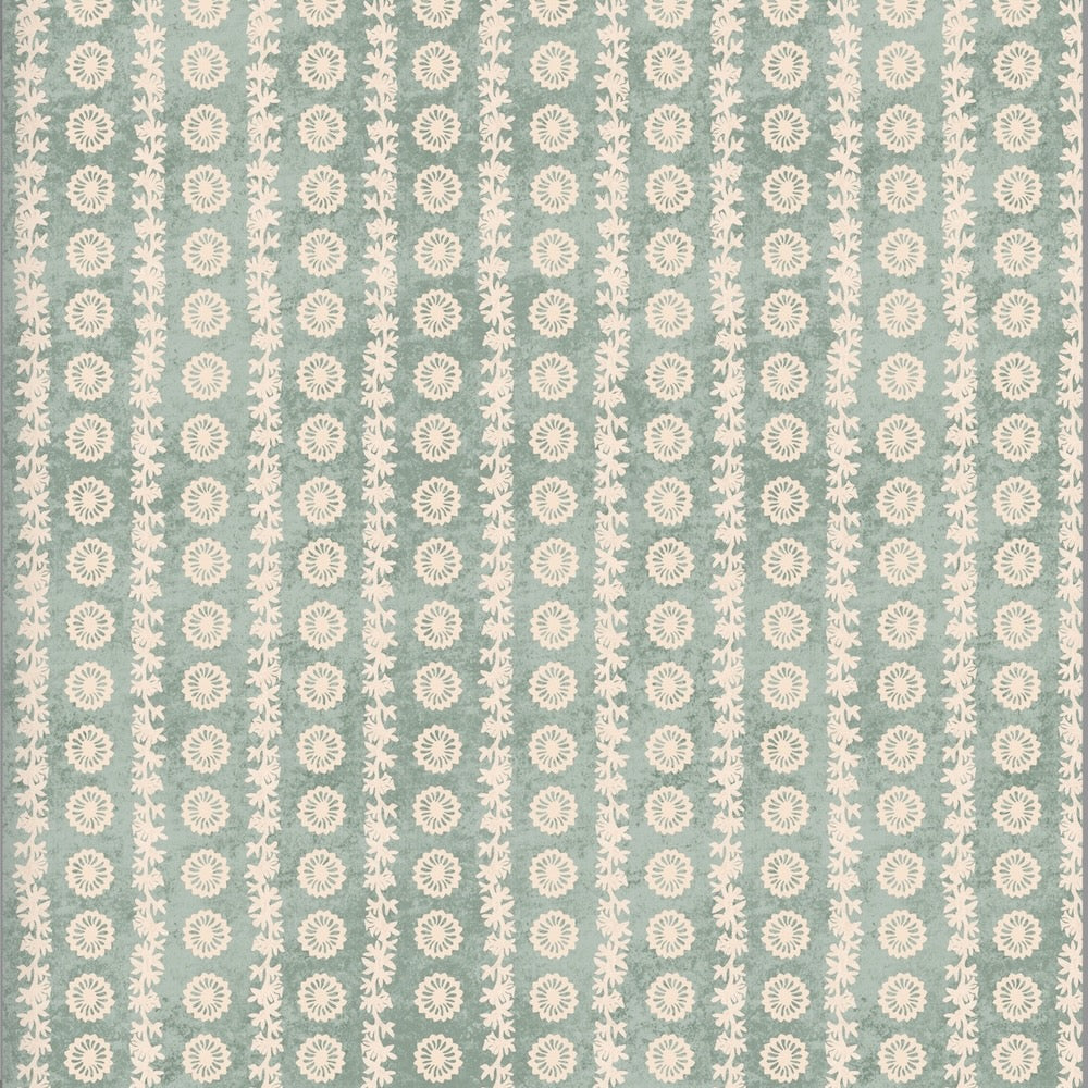 Fleuron Mini Stripe WP | BT - Eau de Nil
