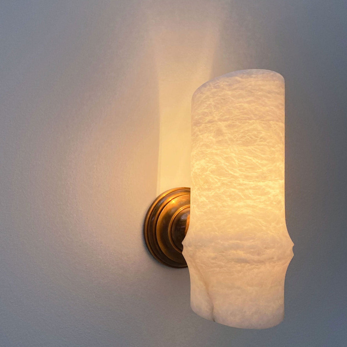 Bamboo Wall Light - Alabaster