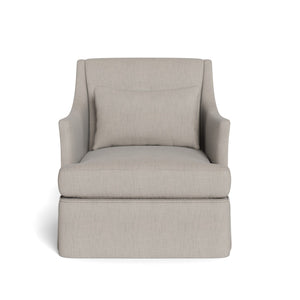 Custom upholstered Bowen Armchair by Bunny Williams Home