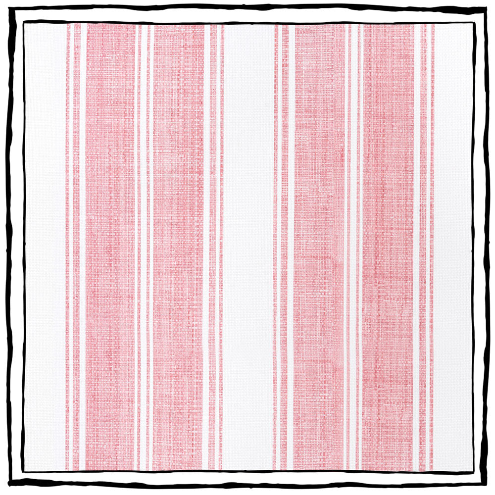 Branca Stripe Medium Paperweave WP  | CB - Salmon