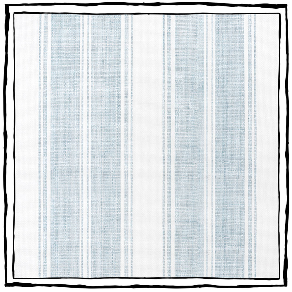 Branca Stripe Medium Paperweave WP  | CB - Sky