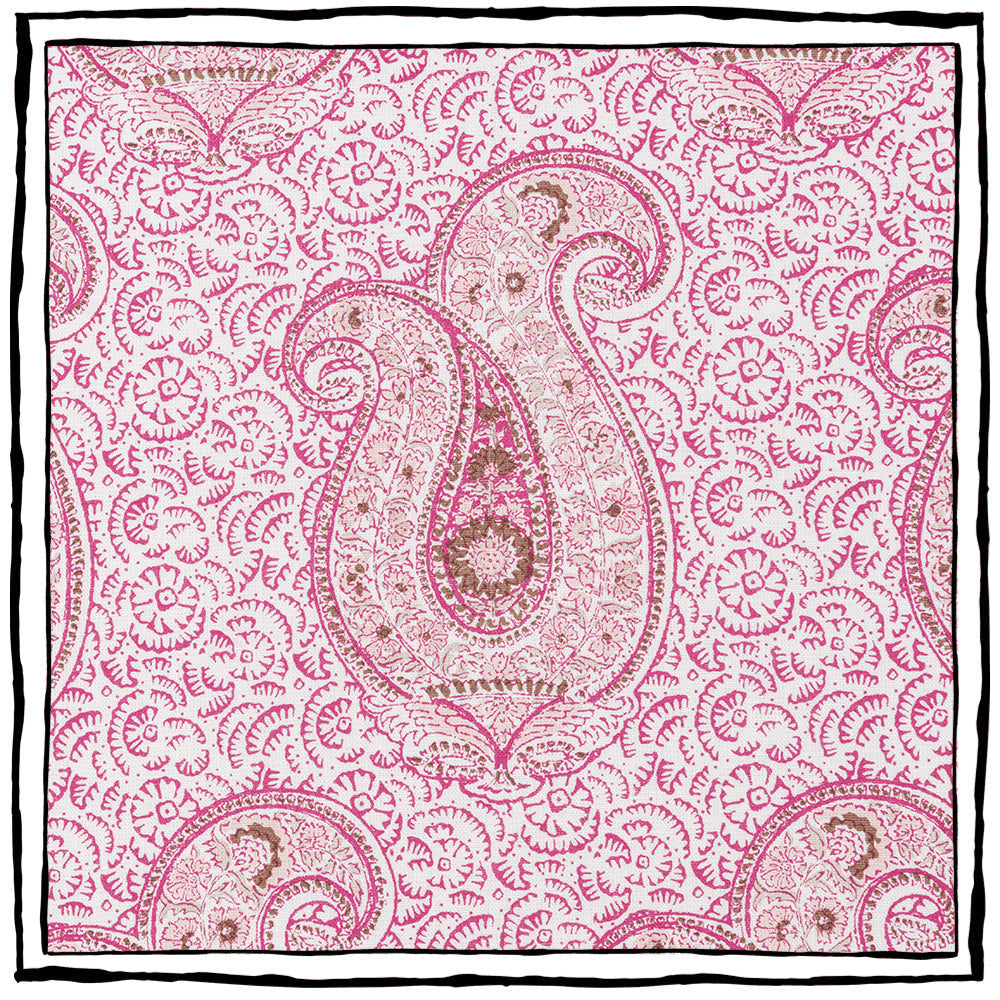 Jaipur Paisley | CB - Cerise & Sable