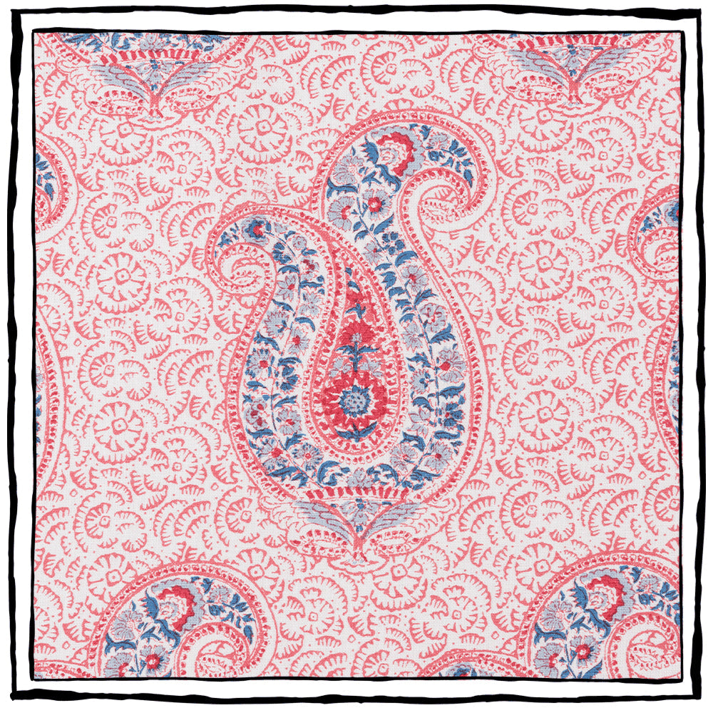 Jaipur Paisley | CB - Coral & French
