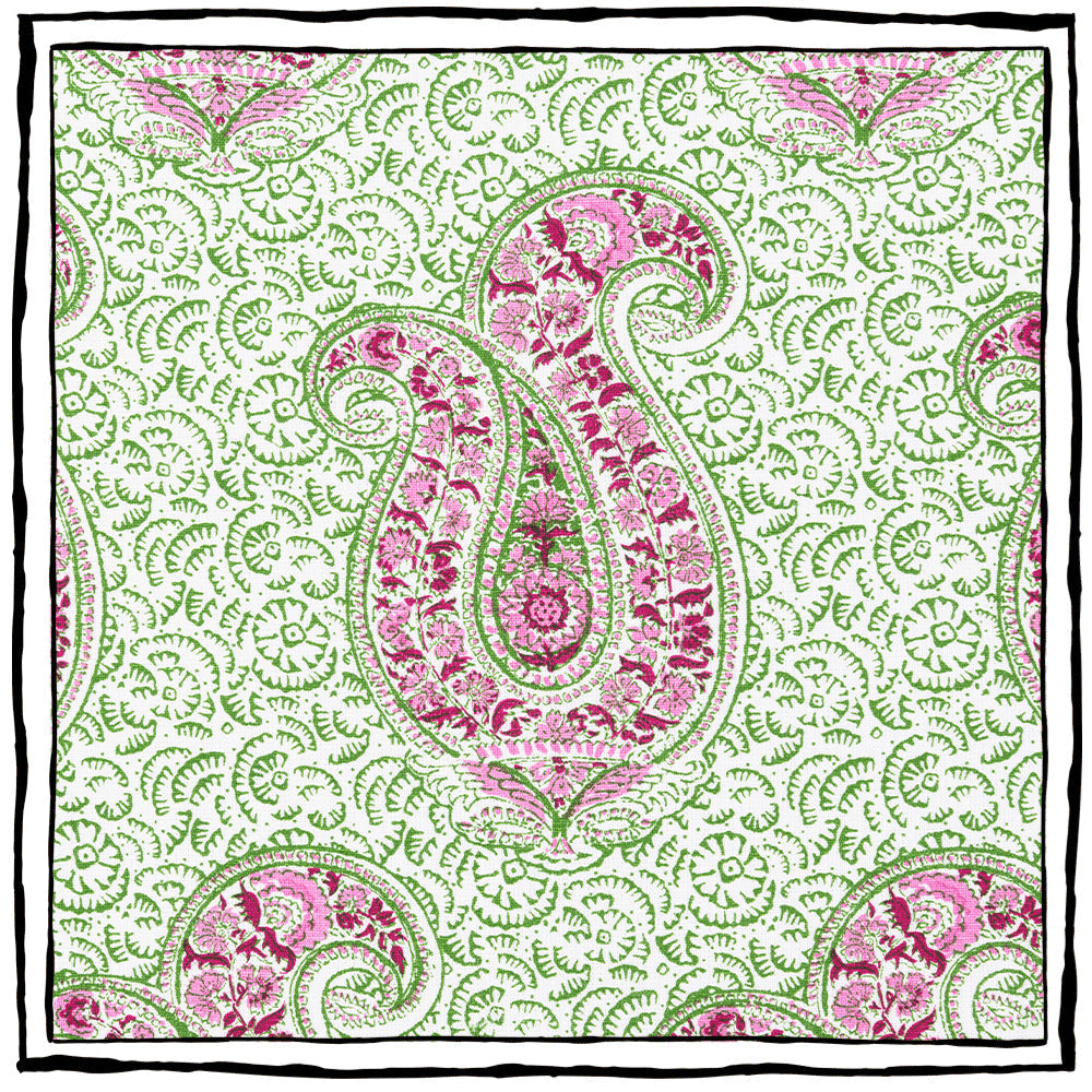 Jaipur Paisley | CB - Tennis & Cerise