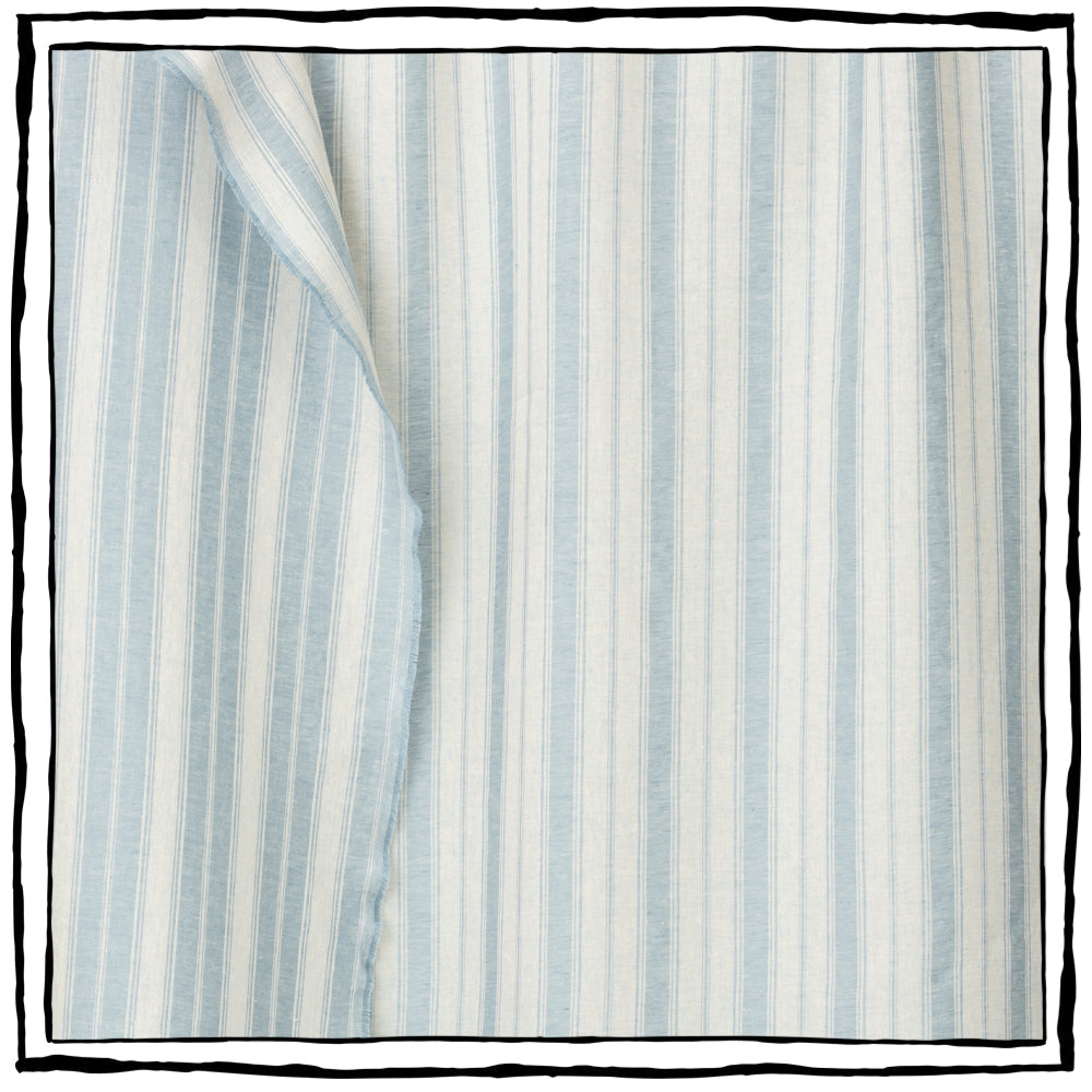 Lino Branca Stripe | CB - Sky