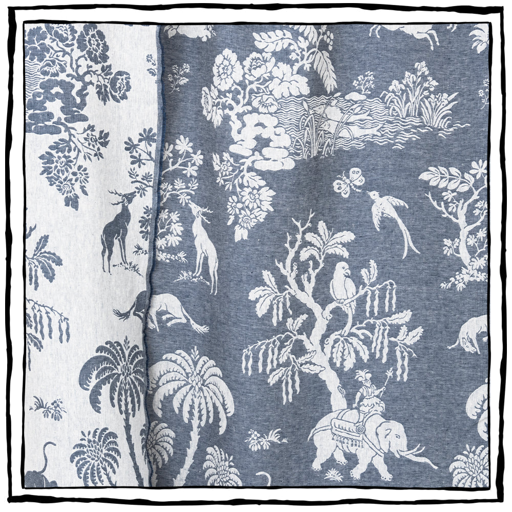 Lino Animal Kingdom | CB - Indigo