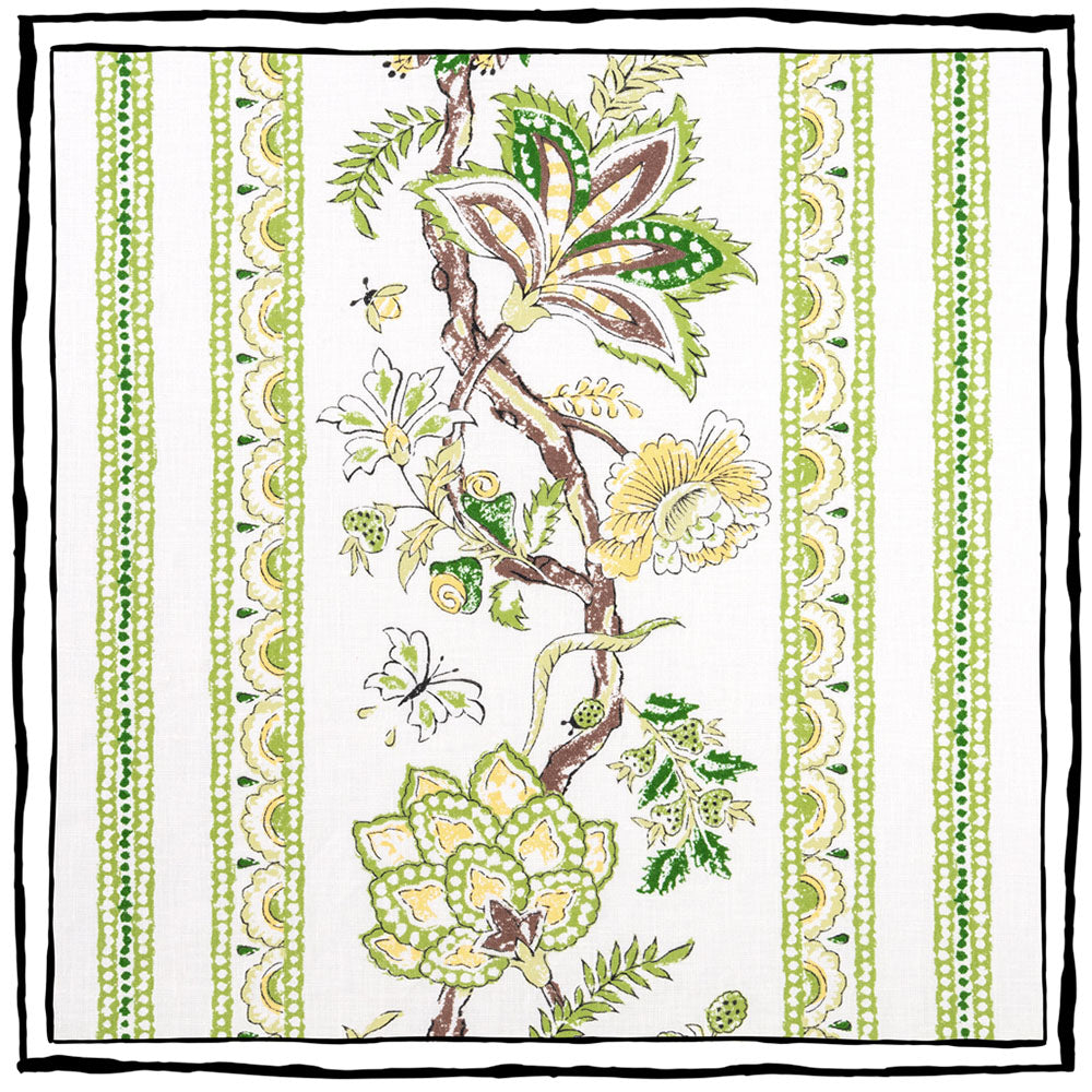 Palampore Stripe | CB - Saffron & Tennis