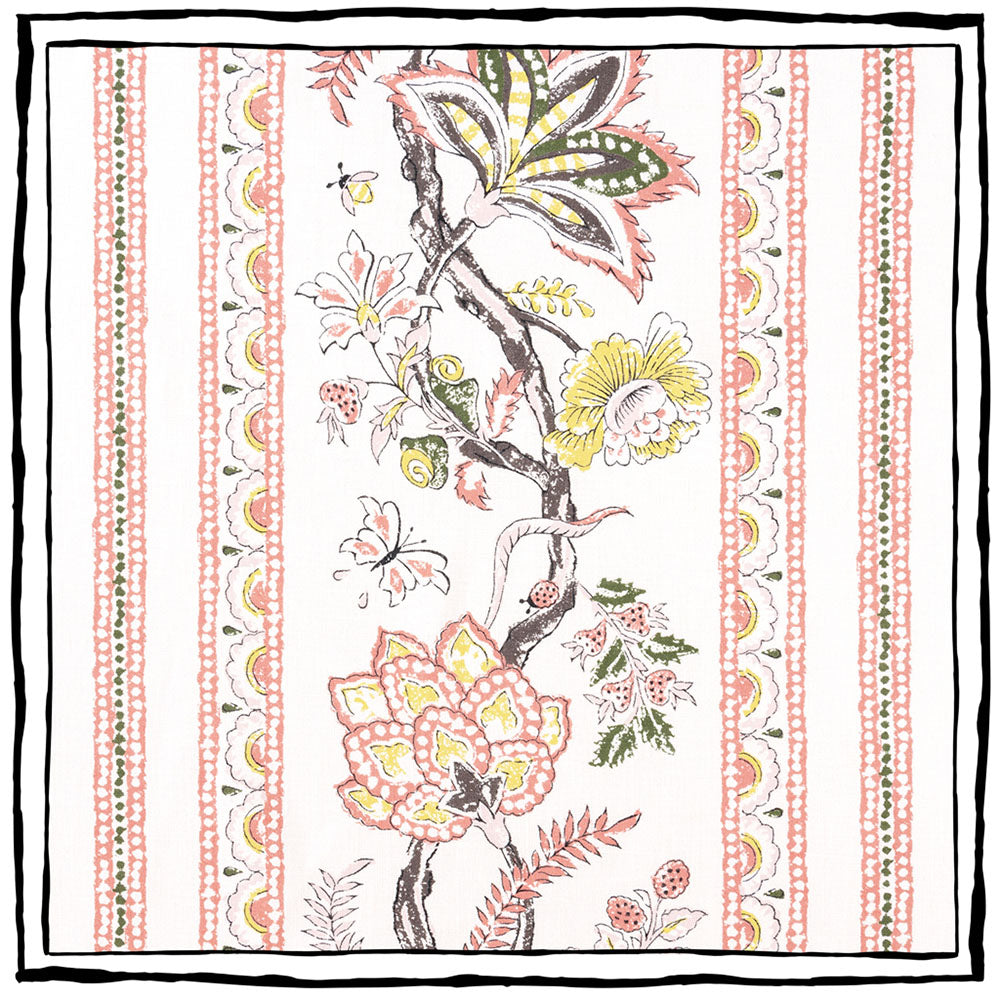 Palampore Stripe | CB - Salmon & Roman