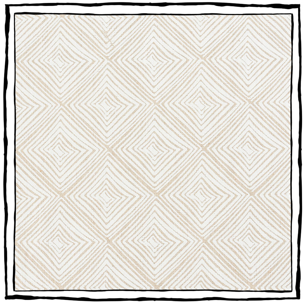 Quadrato |CB - White on Natural
