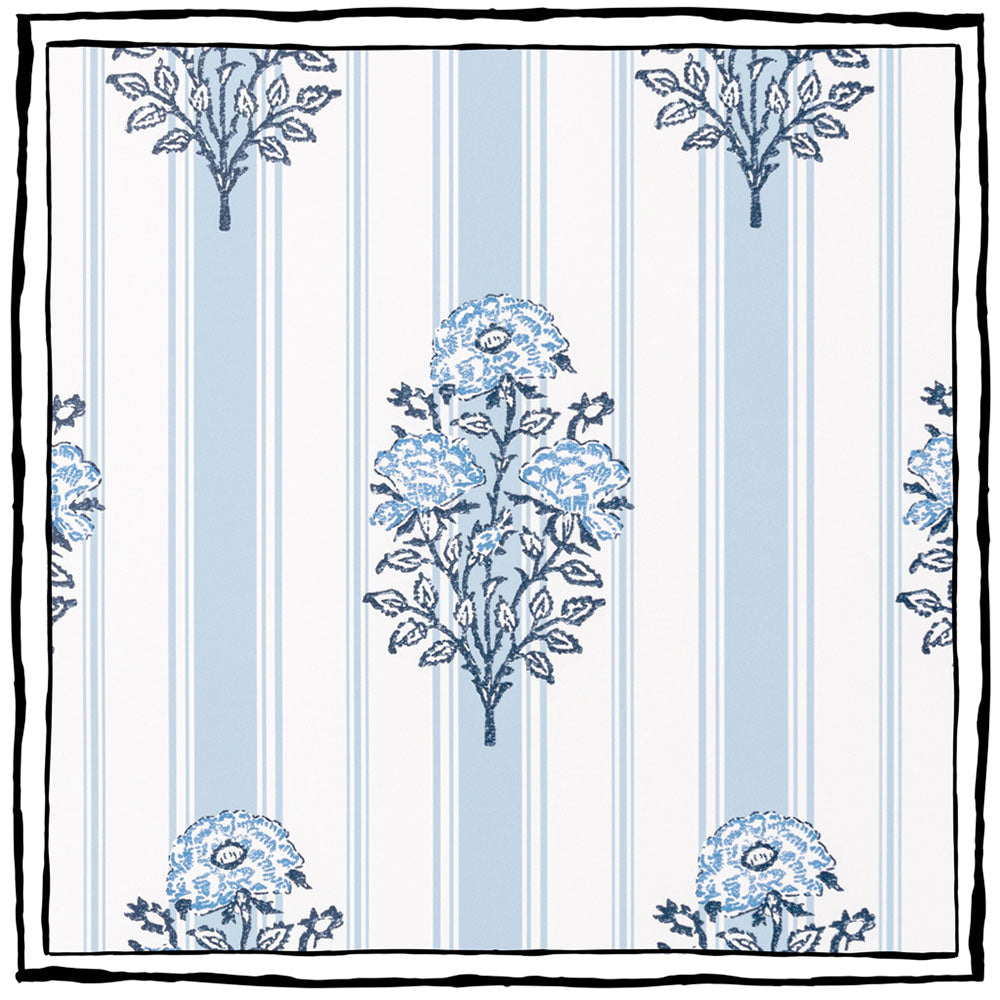 Rosa Rigata WP | CB - Sky & Navy