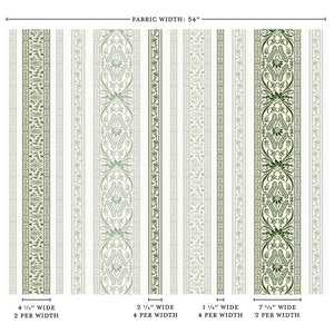 Srinagar Stripe | CB - Leaf & Nero