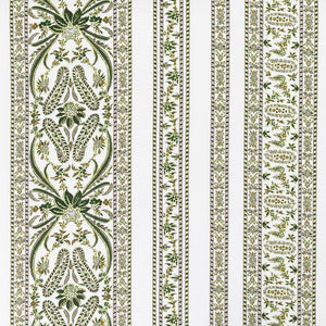 Srinagar Stripe | CB - Leaf & Nero