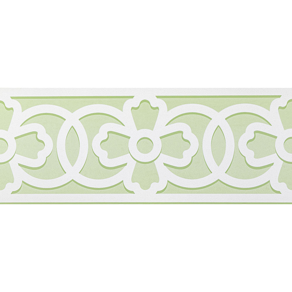 Trellina Fleurette Border WP | CB - Blanc On Meadow