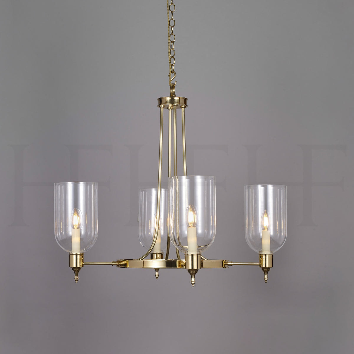 Storm Shade Chandelier, 4 Lights