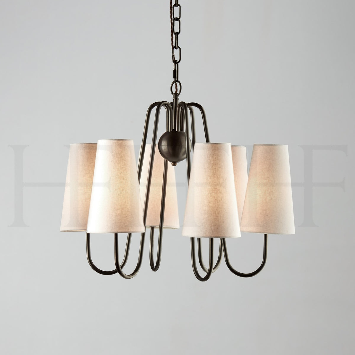 Juno 6 Arm Chandelier