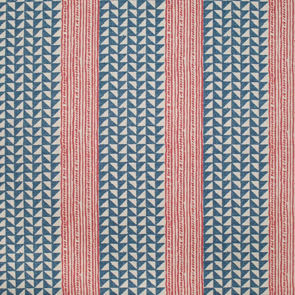 Aegean Stripe | CI - Indigo/Cinnamon