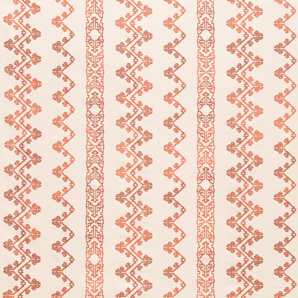 Palmyra Embroidery | CI - Cinnabar