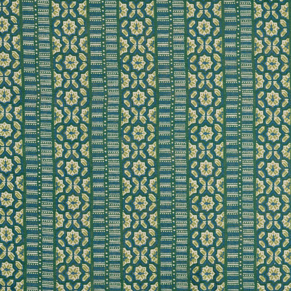 Casimir Stripes | CL - Blue w/ Olive Background