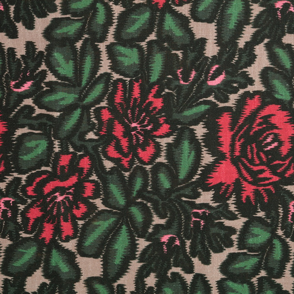 Jardin D'Ikat | CL - Green/Pink