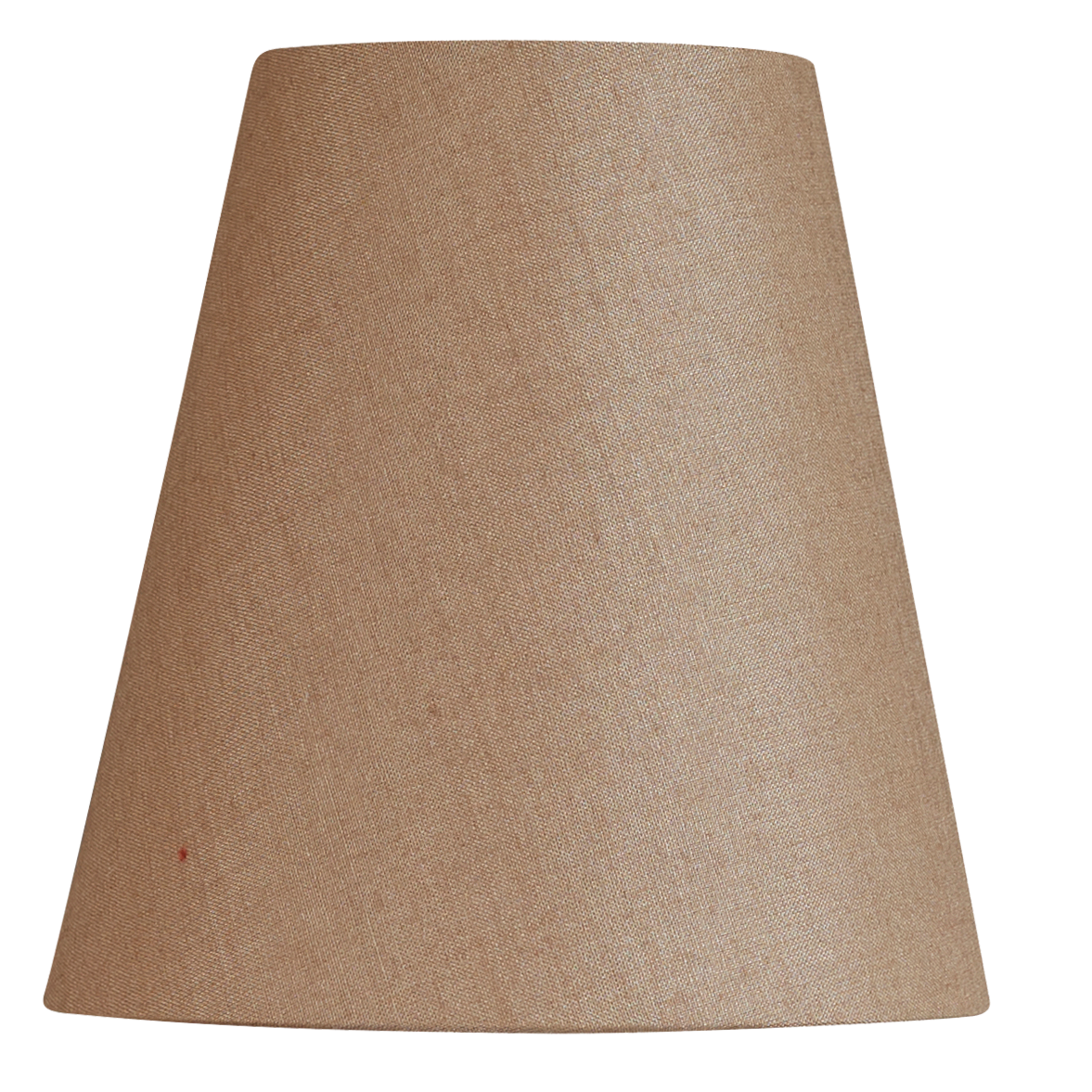 5 inch Tall Mink Tussar silk clip-on lampshade