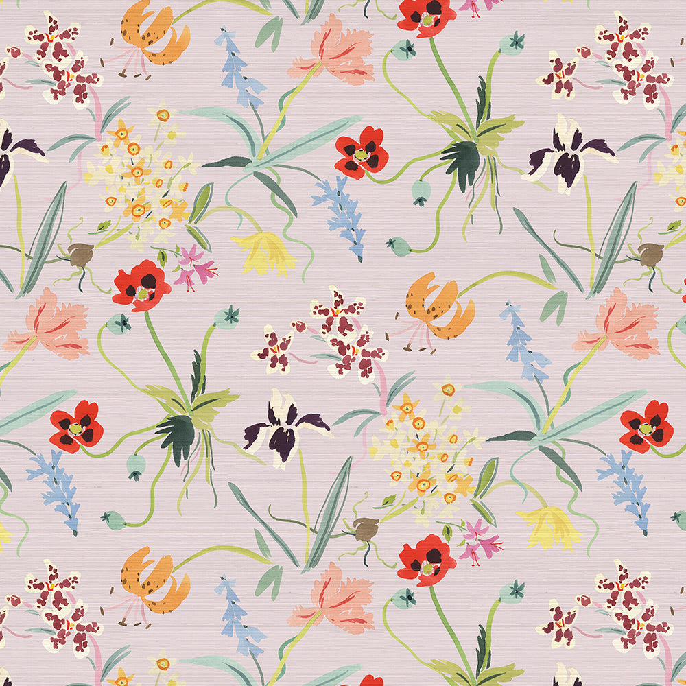 Botanic Grasscloth | CMG - Lavender